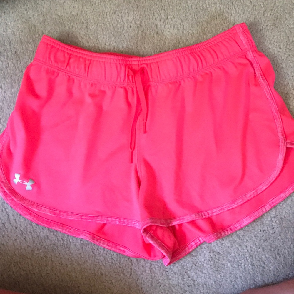 Pink Under Armour shorts